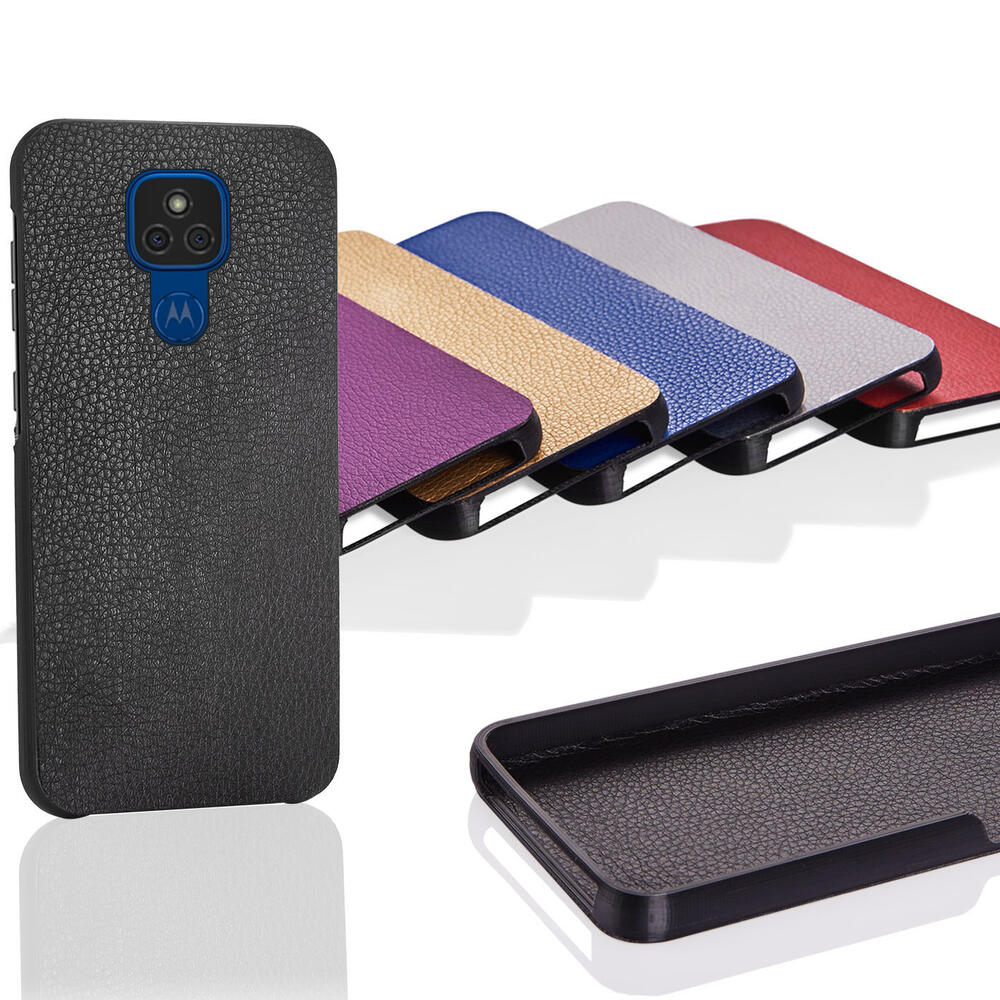 Чохол Бампер Motorola E7 Plus (с накладкою Еко-шкіри)