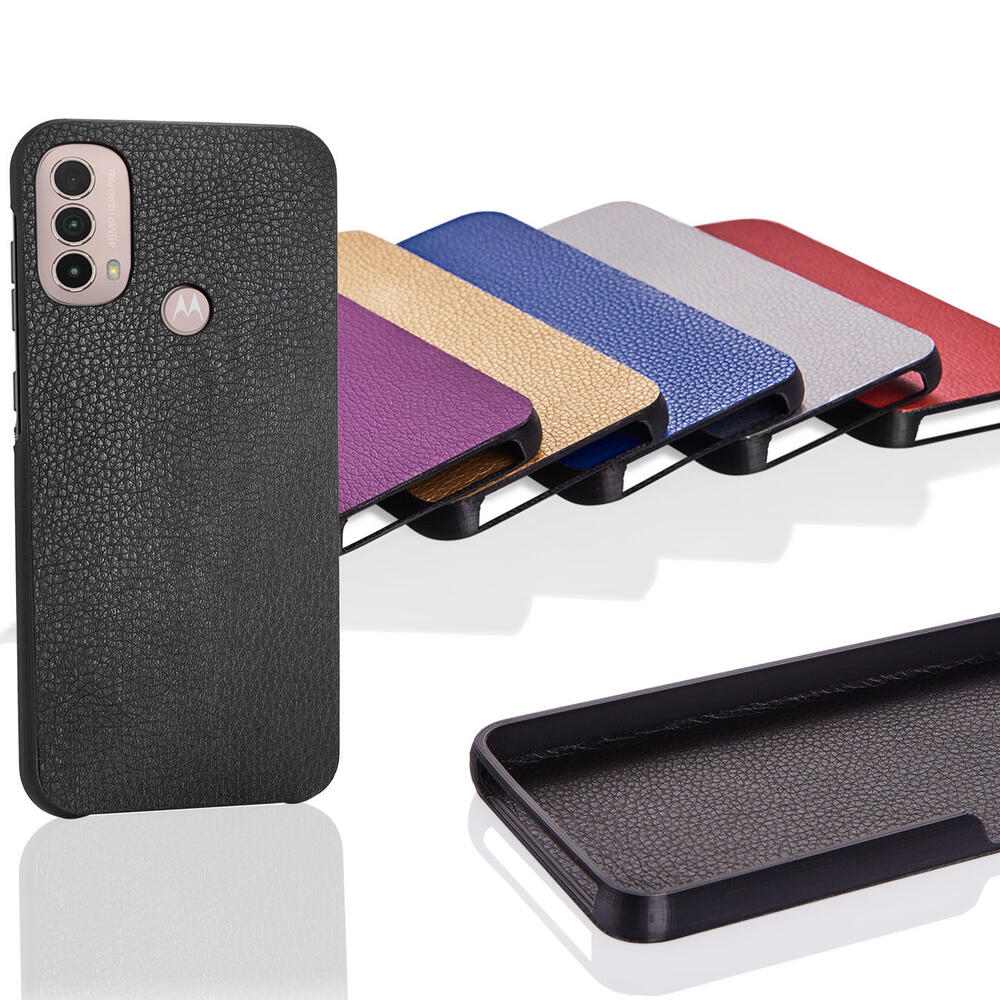 Чохол Бампер Motorola E40 (с накладкою Еко-шкіри)