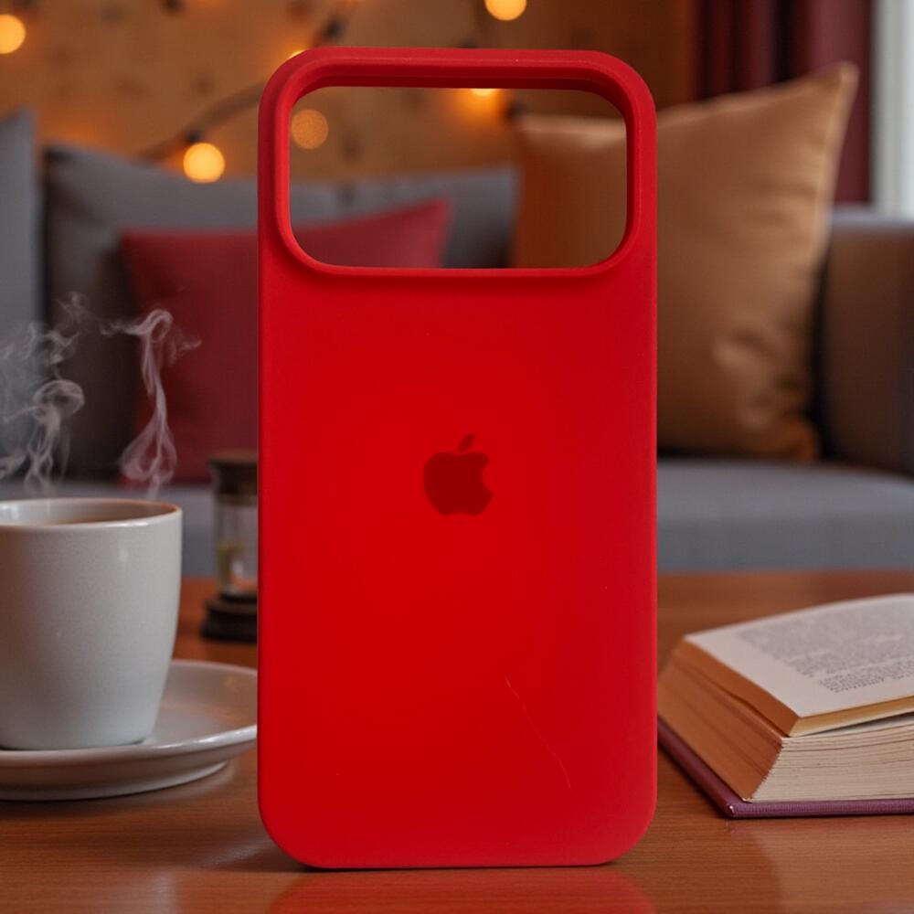 Силіконовий чохол Protective для Apple iPhone 17 Pro Max Red