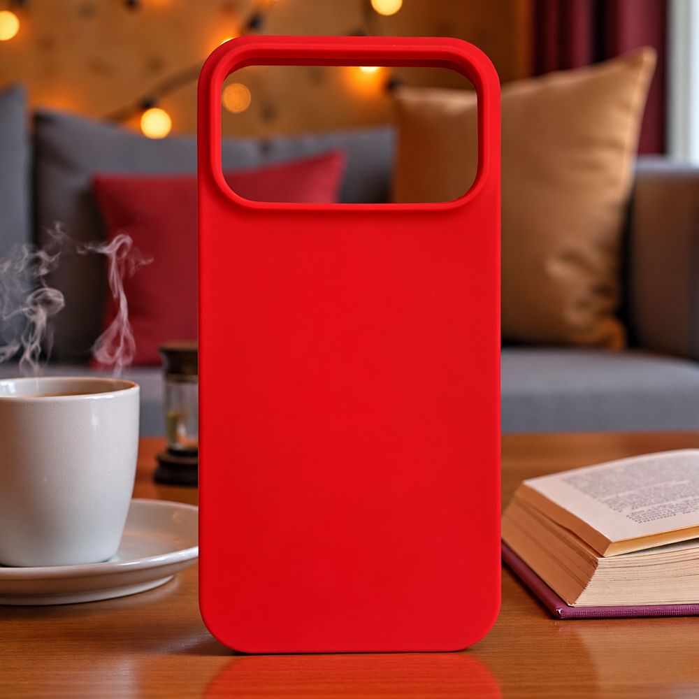 Силіконовий чохол Protective для Apple iPhone 17 Pro Max Red