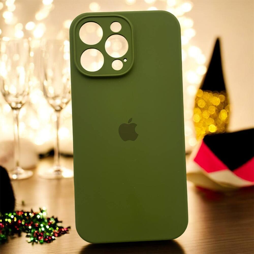 Силіконовий чохол Protective для Apple iPhone 16 Pro Dark Olive