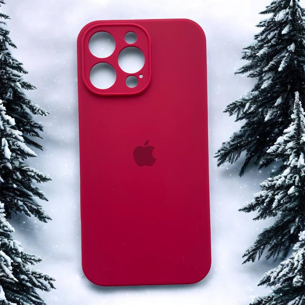 Силіконовий чохол Protective для Apple iPhone 16 Pro Max Rose Red