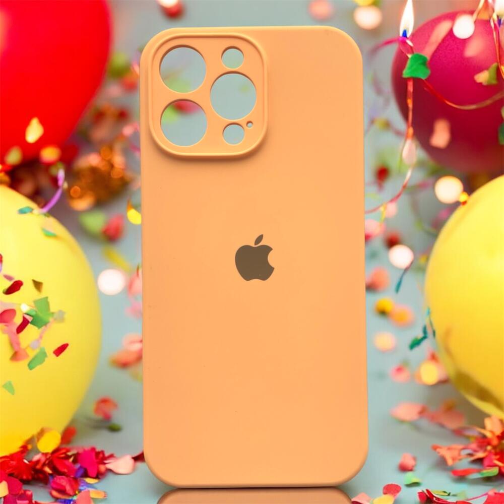 Силіконовий чохол Protective для Apple iPhone 15 Pro Cantaloupe