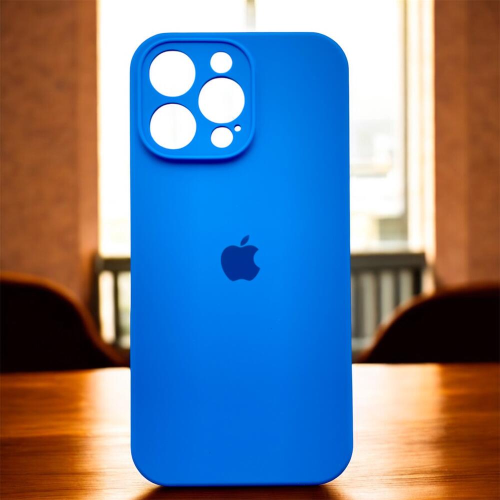 Силіконовий чохол Protective для Apple iPhone 15 Pro Сapri Blue