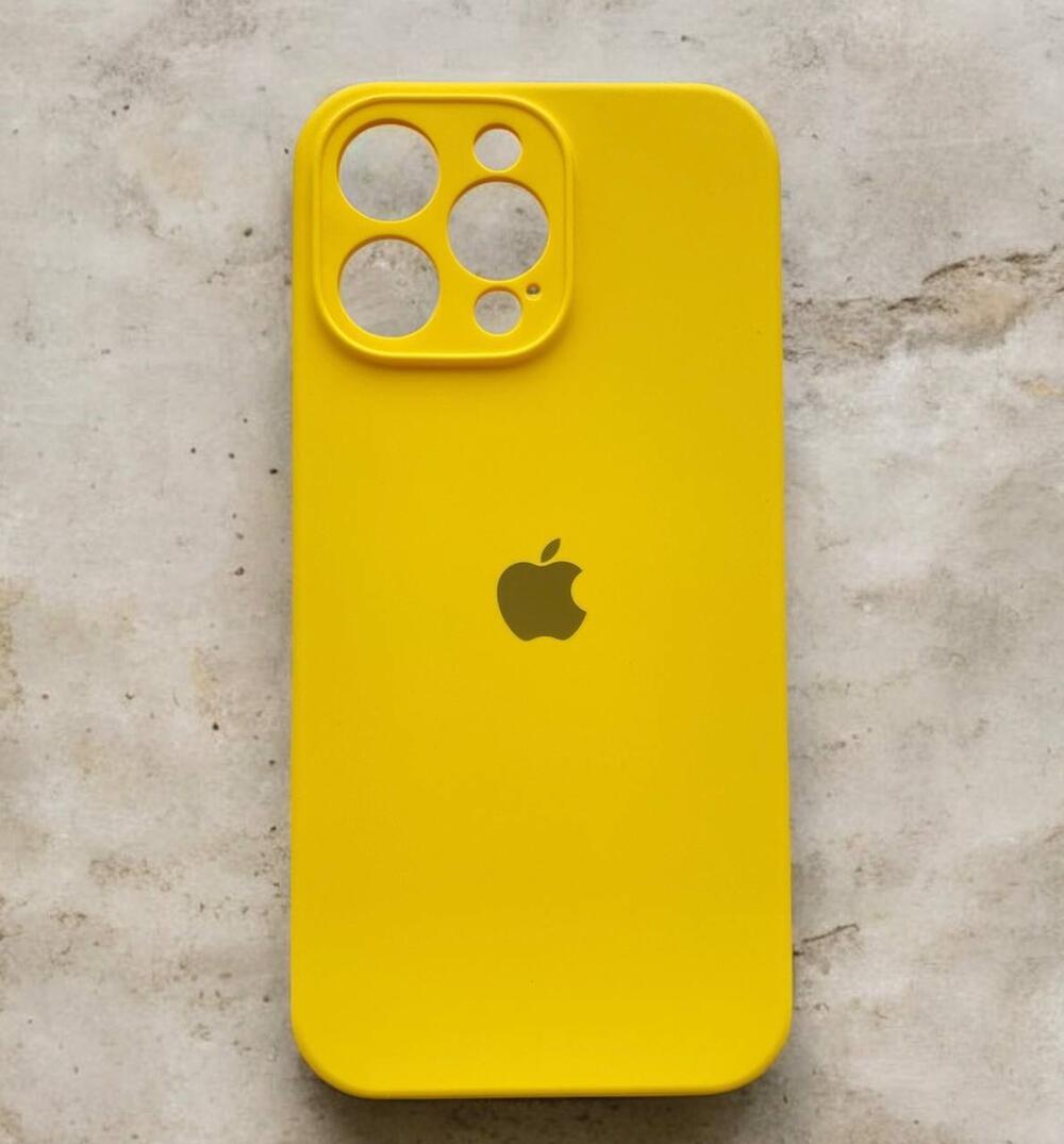 Силіконовий чохол Protective для Apple iPhone 15 Pro Max Yellow