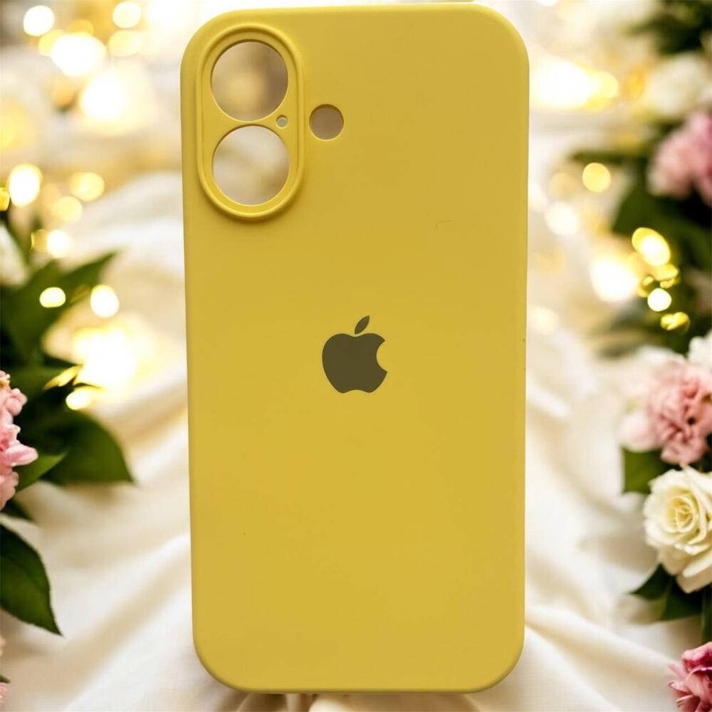 Силіконовий чохол Protective для Apple iPhone 16 Yellow