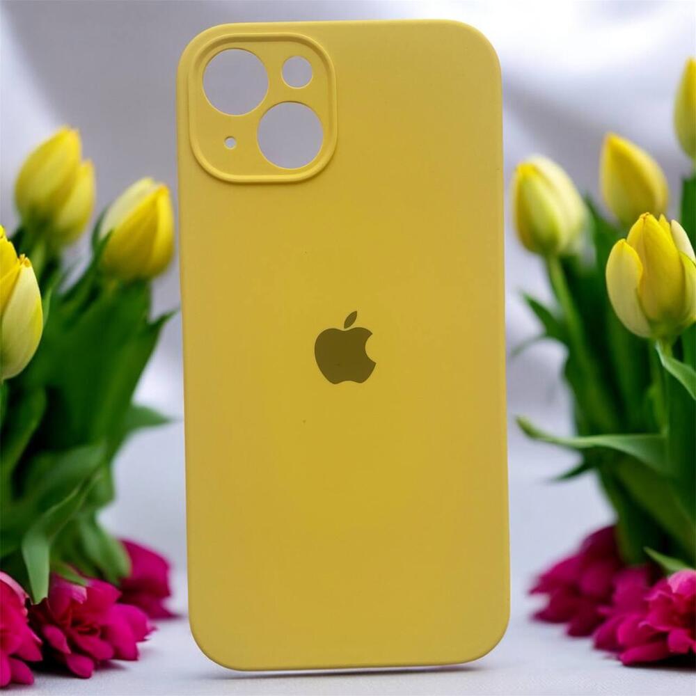 Силіконовий чохол Protective для Apple iPhone 15 Yellow