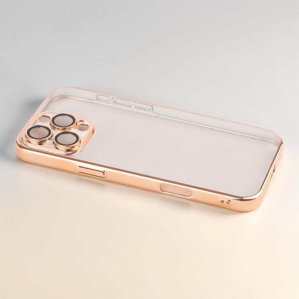 Чохол Gold Frame для Apple iPhone 16 Pro Max. Повністю захищає камери