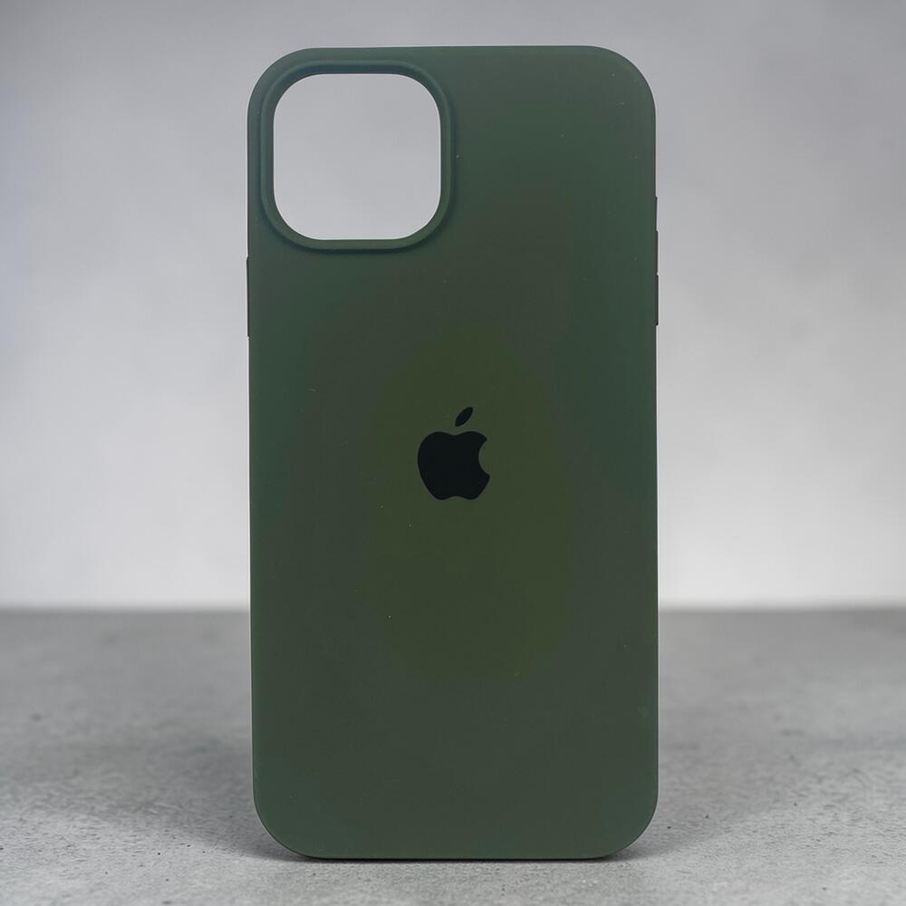 Силіконовий чохол Protective для Apple iPhone 14 Pro SK-Dark green