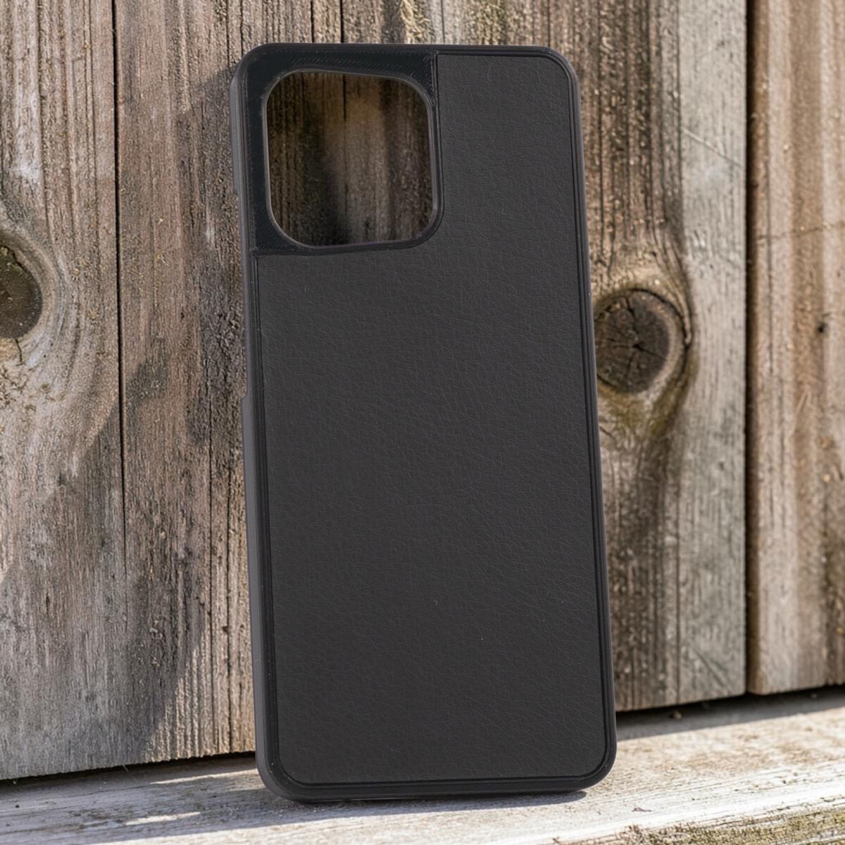 Чохол 3d-Flex на Xiaomi Redmi Note 11s 4G (с накладкою Еко-шкіри) Чорний