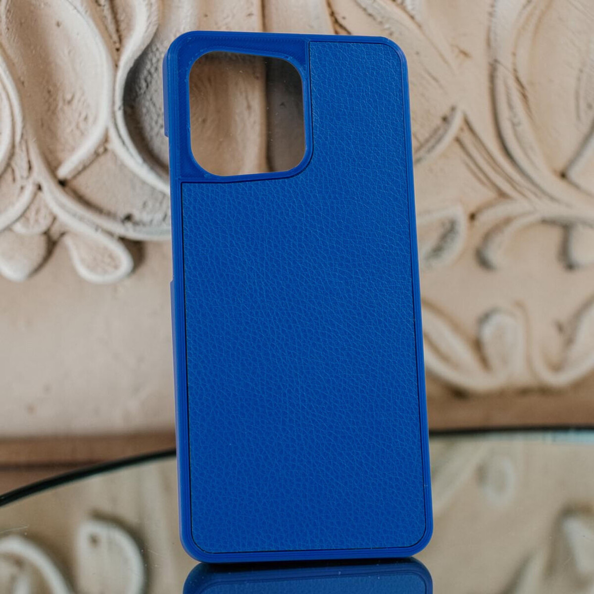 Чохол 3d-Flex на Xiaomi Redmi Note 11s 4G (с накладкою Еко-шкіри) Синій