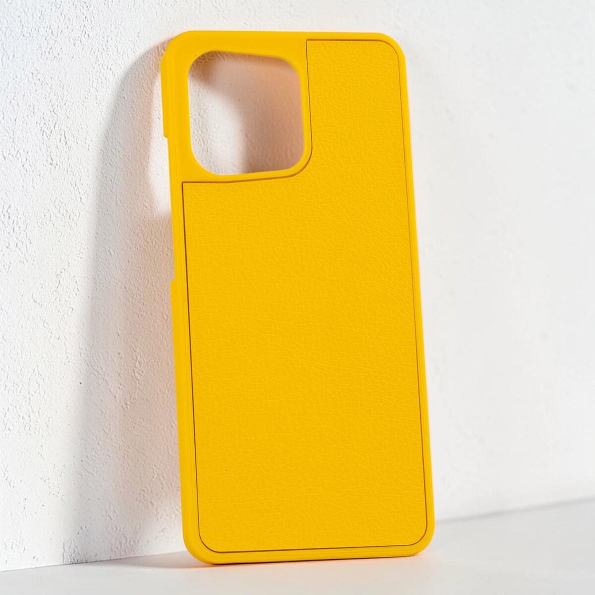 Чохол 3d-Flex на Xiaomi Redmi Note 11s 4G (с накладкою Еко-шкіри) Жовтий