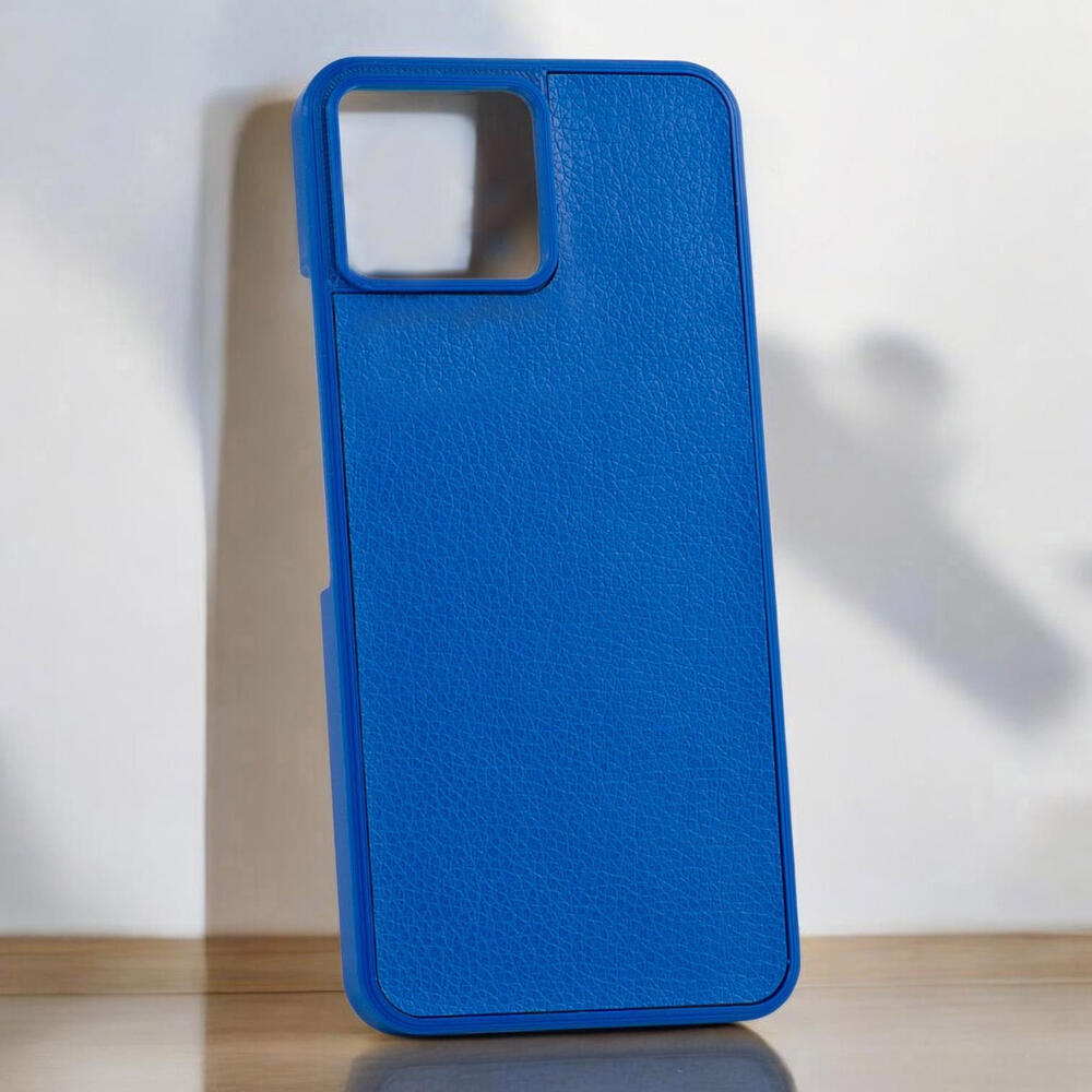Чохол 3d-Flex на Xiaomi Redmi Note 17 (4G\5G) (с накладкою Еко-шкіри) Синій