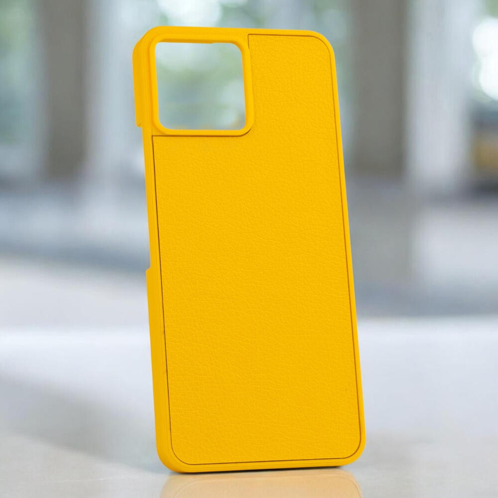 Чохол 3d-Flex на Xiaomi Redmi Note 17 (4G\5G) (с накладкою Еко-шкіри) Жовтий