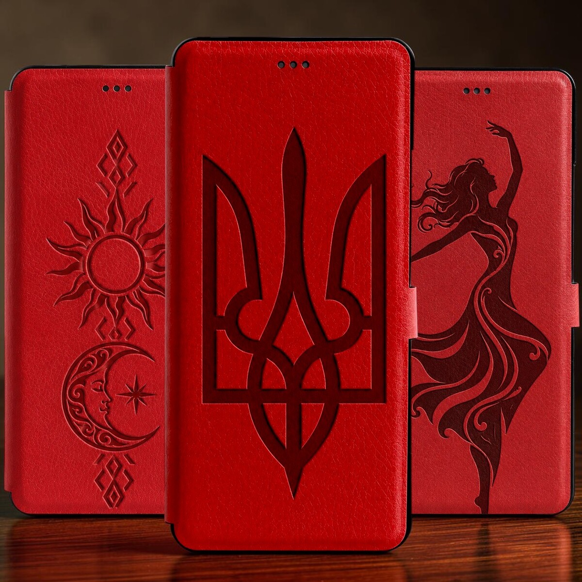 Чохол книжка TPU на Samsung Galaxy A08 (4G\5G) Червоний з гравіюванням