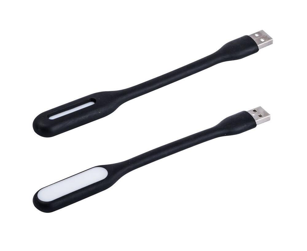 USB LED лампочка гнучка 3W, холодне світло чорна